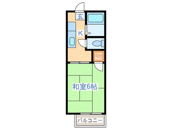 Ｊハイツの物件間取画像